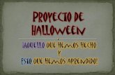 Halloween. Instituto Vicente Cañada Blanch, Londres.