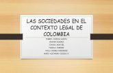 Las sociedades en el contexto actual de Colombia