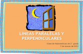 Ecuaciones de las líneas paralelas y perpendiculares