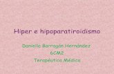Hiper e hipoparatiroidismo