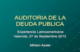 Auditoria Deuda Pública en Ecuador, por Miriam Ayala