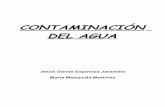 Contaminación del Agua por Jesus D.Espinoza y Maria Mesquida