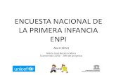 Informe preliminar Primera Encuesta Nacional de Primera Infancia