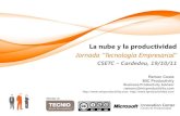 Jornada empresarial cardedeu-20111019-cloudcomputing-productivitat