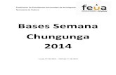 Bases Generales Semana Chungunga 2014