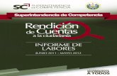 Informe de Rendición de Cuentas 2012