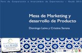 Presentación mesa de marketing Foro de Cooperación Almería Marruecos (CALMARR)