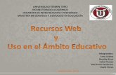Recursos web y Uso en el ámbito Educativo