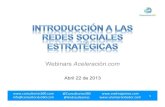 Webinar Aceleración.com - Introducción a las Redes Sociales Estratégicas