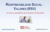 David Quesada   Responsabilidad Social por Valores - RSV