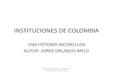 Instituciones de Colombia