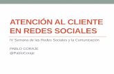 Atención al cliente en redes sociales #RedesSocialesCyL