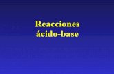 Reacciones acidobase
