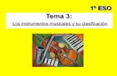 Tema 3. Los Instrumentos Musicales.