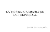 Reforma agraria de la II república de Inma Teruel