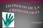 Filósofos de la criminología