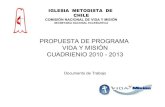 Propuesta Programa Cuadrienio 2010 13