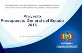 Proyecto Presupuesto General del Estado 2015