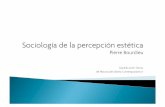 Sociología de la percepción estética - Pierre Bourdieu