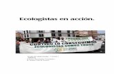 Conclusiones de la conferencia Ecologistas en Acción por Jesus Martínez y sergio g