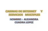 Cabinas de internet y servicios multiples  trabajo  5