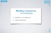 Medios Canarios en Facebook 15/06/11 - 30/06/11