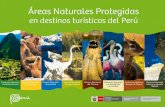 Areas naturales protegidas en destinos turisticos del peru