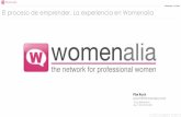 Pilar Roch, ponencia del Congreso e-coned ‘El proceso de Emprender: La experiencia Womenalia’.