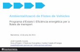 Jornada ambientalitzacio de les flotes de vehicles - ICAEN