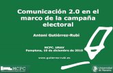 Comunicación 2.0 en el marco de la campaña electoral