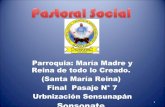 Presentación1 de la pastoral social  para presentacio 20 marzo 2010