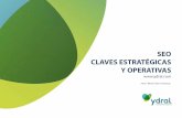 SEO - Claves Estratégicas y Operativas - Néstor Tejero