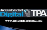 Accesibilidad Digital - Tecnologia para TODOS