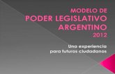 Modelo del Poder Legislativo Argentino 2012