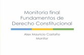 Monitoria final Fundamentos de Derecho Constitucional