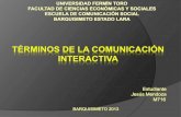 Terminos comunicacion interactiva