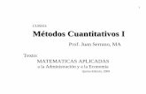 Cap. 4: Matemáticas para la Administracion