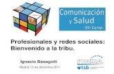Profesionales sanitarios y redes sociales: Bienvenido a la tribu