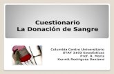 Donacion de Sangre en PR, 2013.