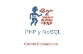 PHP y NoSQL   PHPConMX 2012
