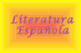 DIAPOSITIVAS DE LITERATURA ESPAÑOLA