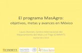 El programa mas agro presentacion estudios con inifap_25sep13