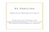 NICOLÁS MAQUIAVELO - El príncipe
