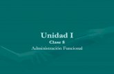 Unidad i administracion funcional ( clase 8 1 )