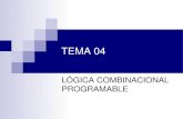 Tema 4: Lógica Combinacional Programable.