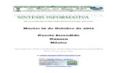 Sintesis informativa 16 10 2012