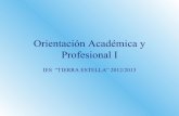 Orientación académica y profesional i