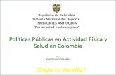 Políticas públicas en actividad fisica y salud en Colombia