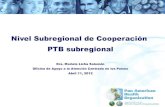 Modelo gerencial de cooperación técnica con fondos subregionales final