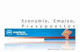 Rueda de prensa 30 dic 08 sobre presupuestos de Navarra, economía y empleo.